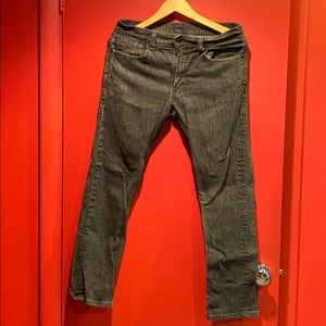 Levi’s 511 Black Rigid Slim Jeans